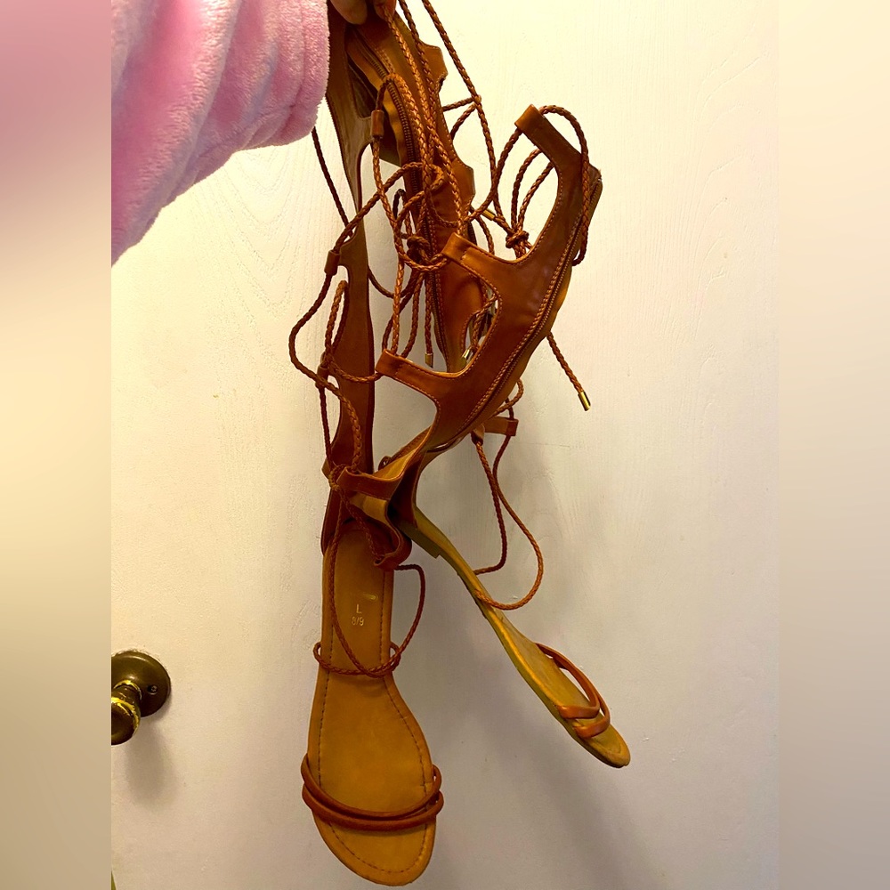 Jesus Knee High Sandals